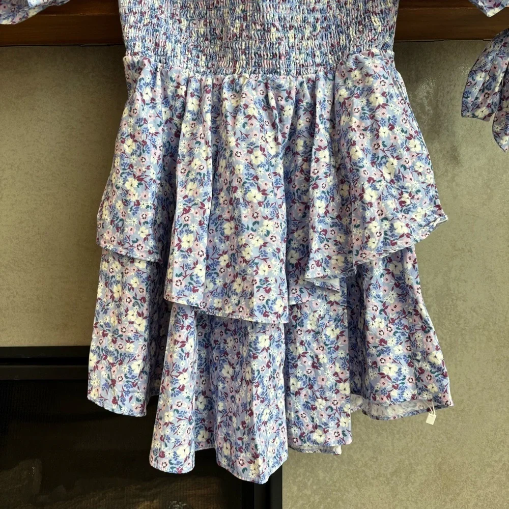 Yumi Kim Tessa Mini Dress in Angel Eyes in Blue, Size L